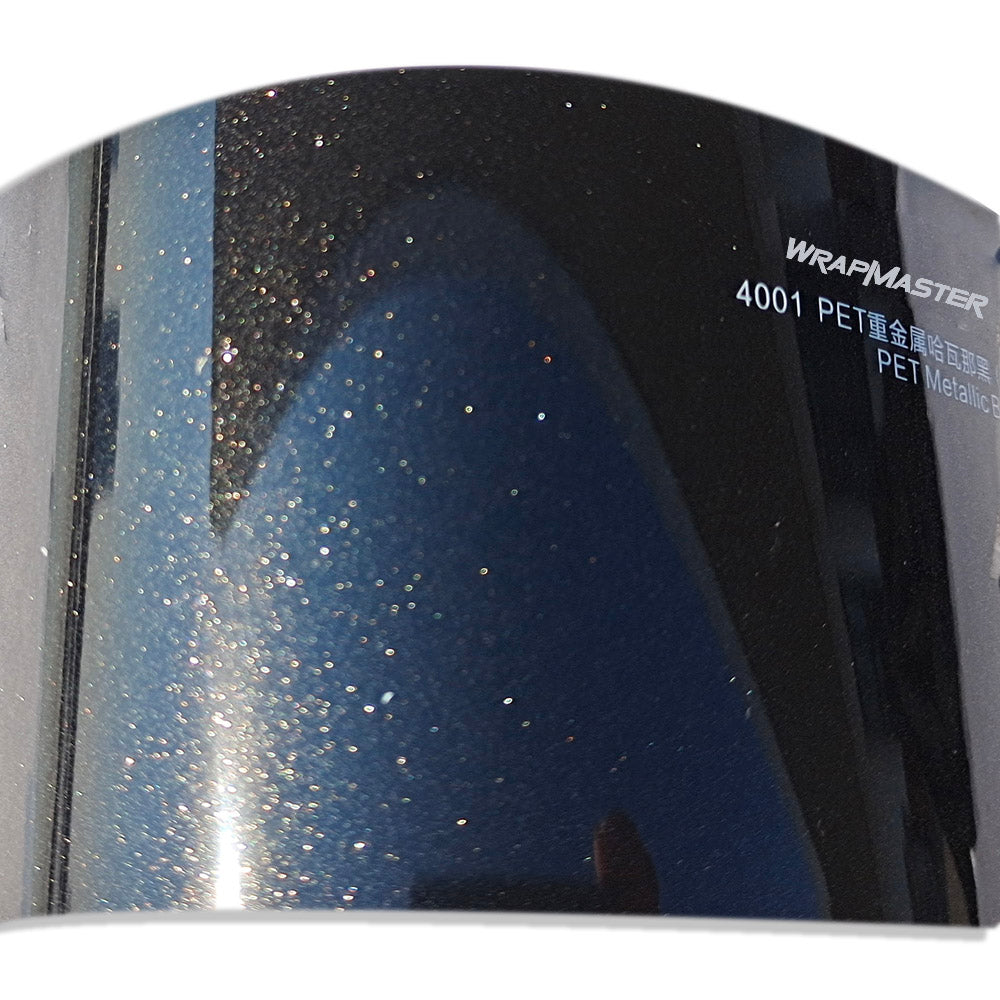 M100 Metallic Petrol Blue (Black) Latex Sheeting
