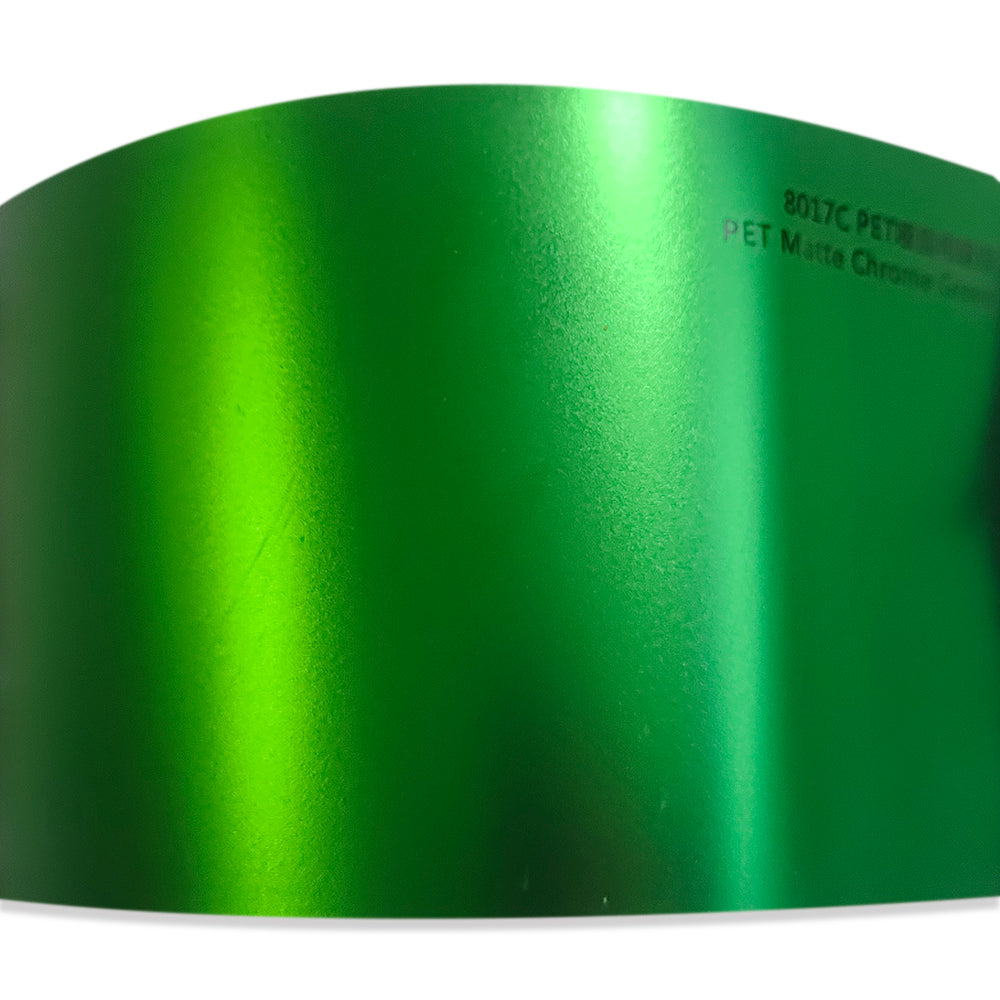 Ultral Matte Chrome Venom Green Vinyl Wrap PET Liner – Car Vinyl Supplier