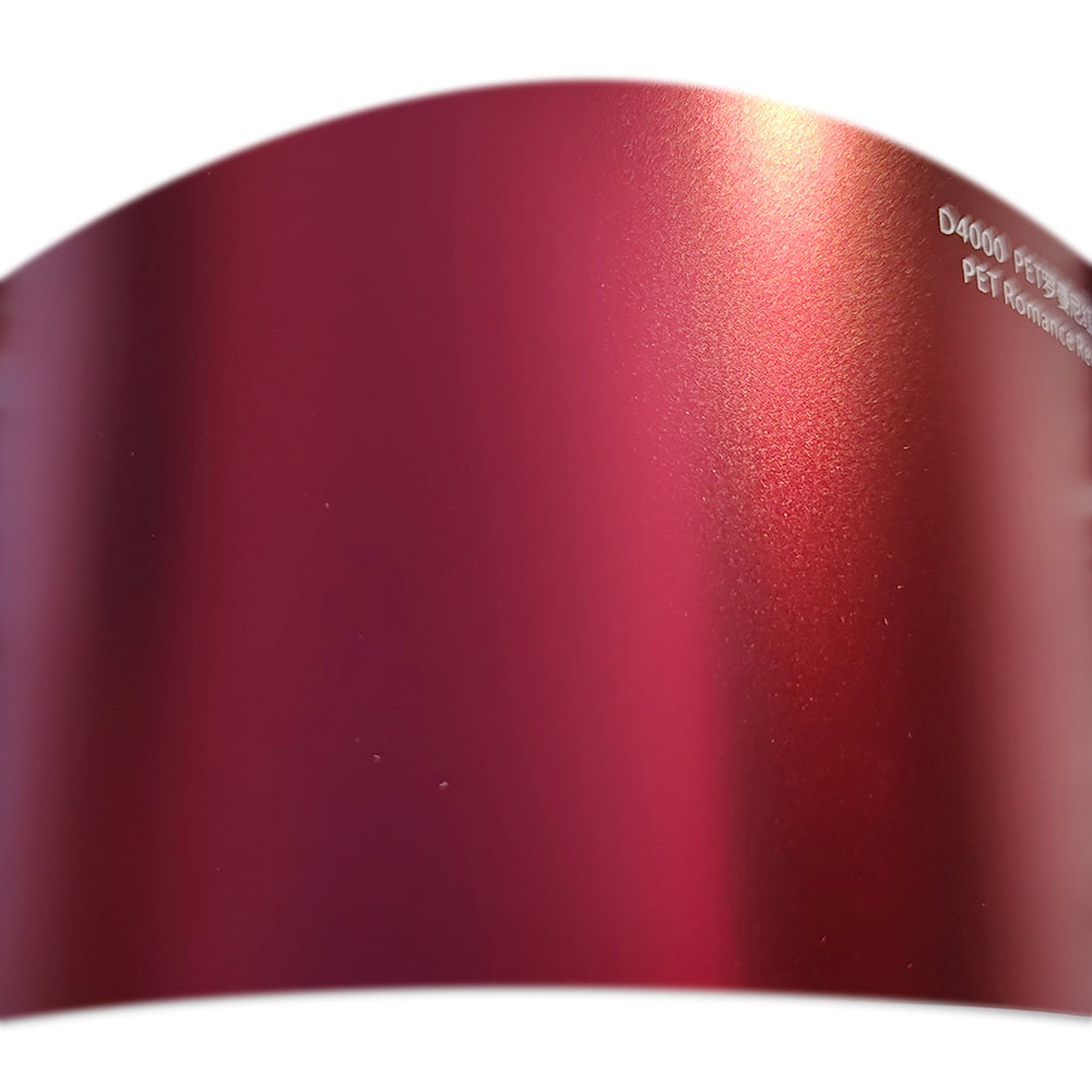 Highest quality PET Romance Red vinyl wrap Satin Ghost Chrome Romani red  Vinyl (PET Liner ) for car wrap - AliExpress