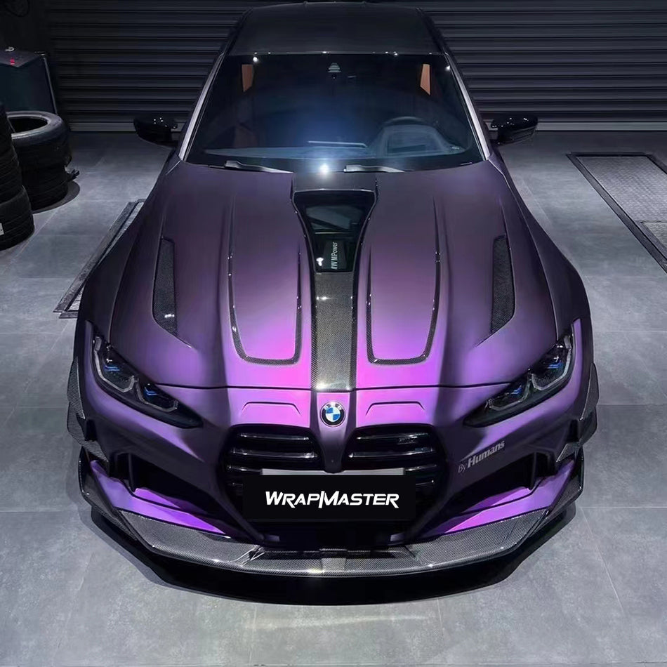 Ultral-matte Metallic Dark Purple Car