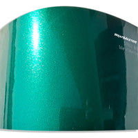 Gloss Metallic Isle of Man Green Vehicle Vinyl Wrap (PET Liner)