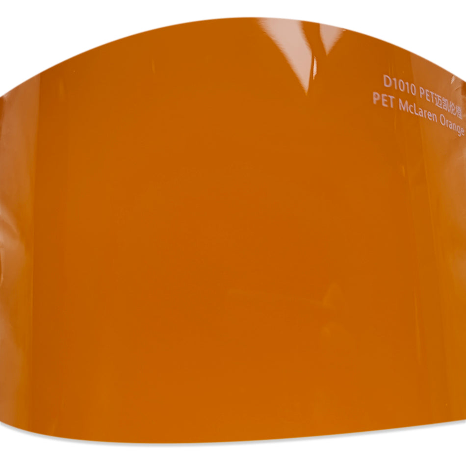 Gloss Mclaren Orange Vinyl Wrap (PET Liner)