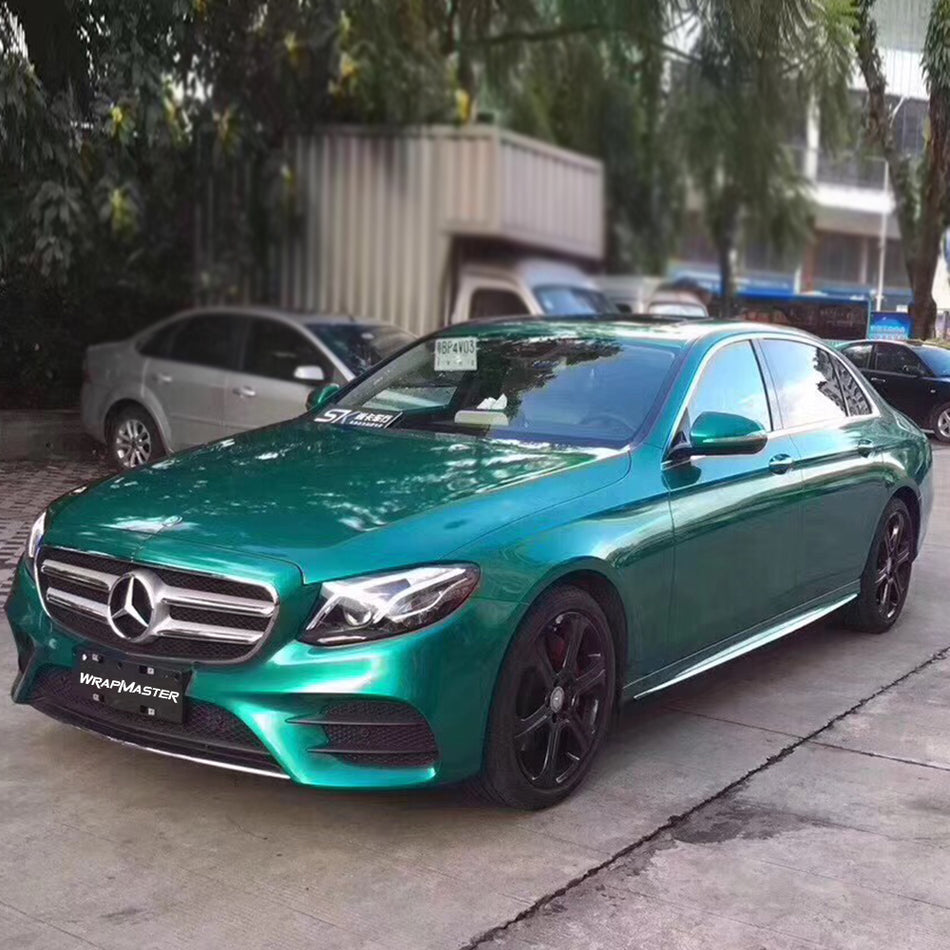 Gloss Metallic Royal Green Car Wraps