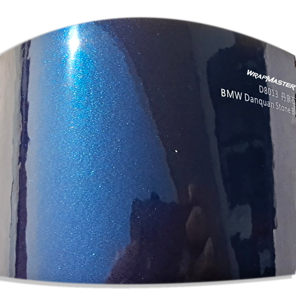 Gloss Metallic Stone Blue Vinyl Wrap