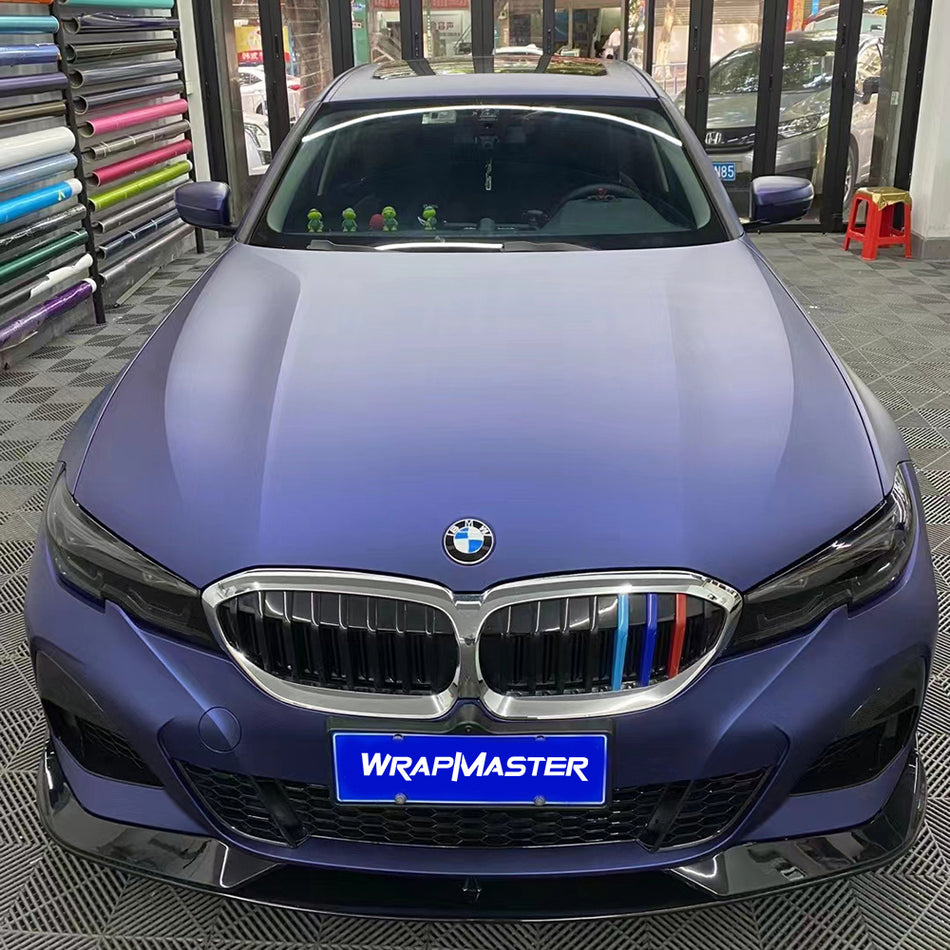 Ultral-matte Metallic Blue Vinyl Wrap