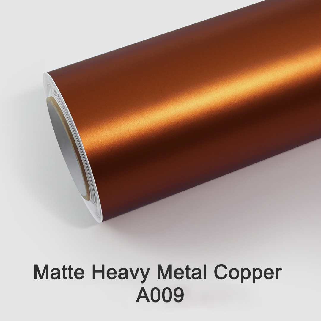 Heavy Metallic Gloss Copper Vinyl Film